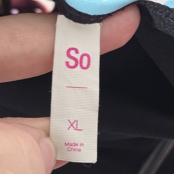 SO Multicolor Floral One Piece Swimsuit XL - Picture 5 of 6